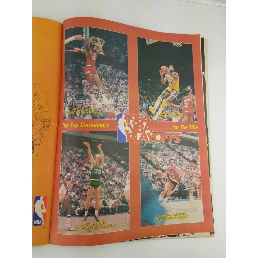 RARE 1984 NBA Today Newspaper Magazine Basketball CELTICS Red Auerbach VTG 80s